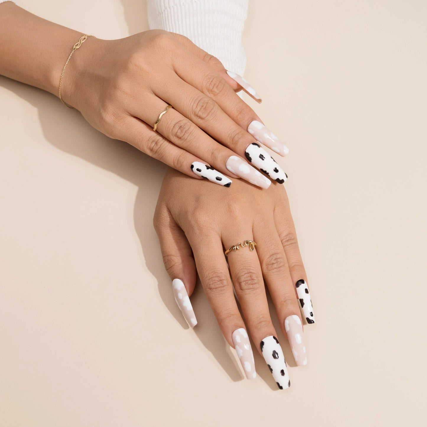 Animal Print Artificial Nails Set